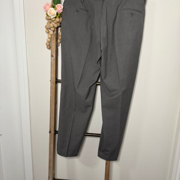 Kenneth Cole‎ Mens Gray Dress Slacks Size 38x29 - Picture 6 of 9